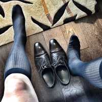 日丝正装皮鞋，正点帅男