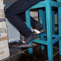 墨绿色性感锦纶，运动后穿拖鞋，超性感