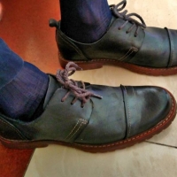 国产锦纶丝袜+吊袜带+皮鞋+自拍小短片