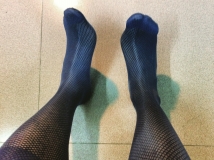【蓝色日丝+黑色网袜】第一次发帖，大家多给点评价谢谢