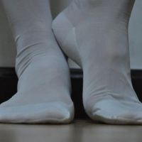 自己非常喜欢的一双白色日丝