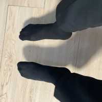 【原创】西裤及膝黑丝袜