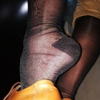 日丝配棕色皮鞋来5张