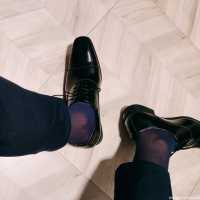 一起来玩正装皮鞋丝袜