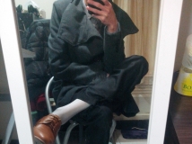 原創 灰色TNT+皮鞋