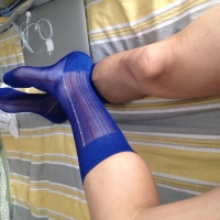 脏臭蓝丝，套丝射精