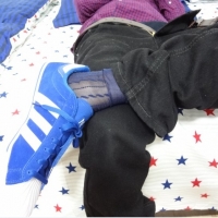 锦纶丝+阿迪，也很搭，很帅