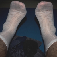 深灰&白丝袜套J