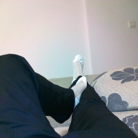 以前突发奇想买的白色复底，质感不错就是感觉有点长，...2