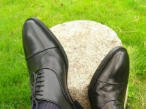 厚木丝袜皮鞋草地，很清新