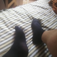 深蓝性感无跟丝袜。。。