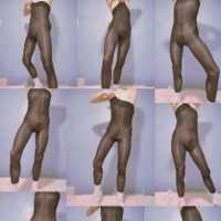 「Agum原创」黑色油亮裤袜&白袜