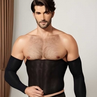 AI绘画 性感丝袜肉壮大叔